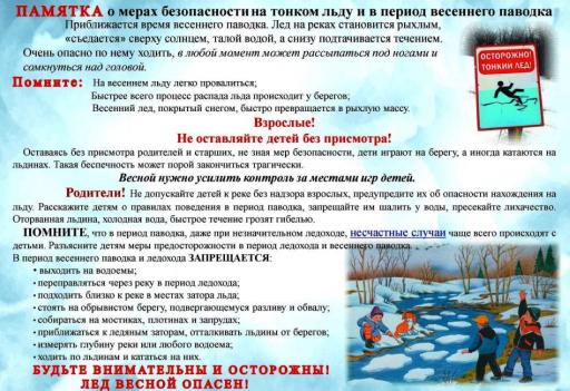 Правила поведения на льду